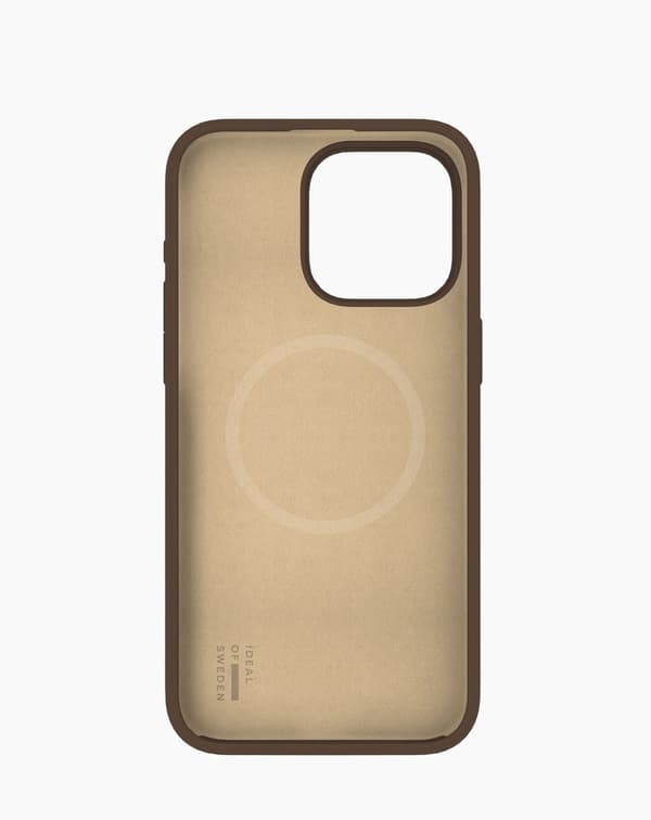 Silicone Case MagSafe iPhone 15 Pro Max Mocha Mousse Brun
