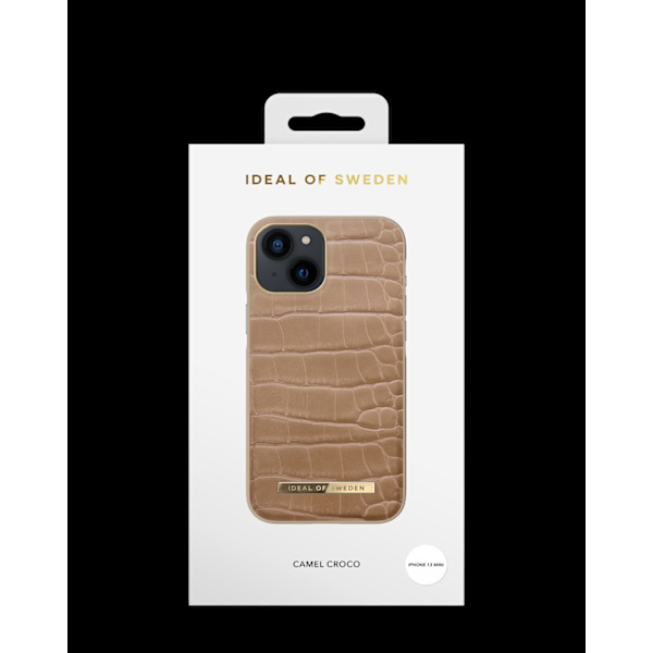 Atelier Case iPhone 13 Mini Camel Croco Beige