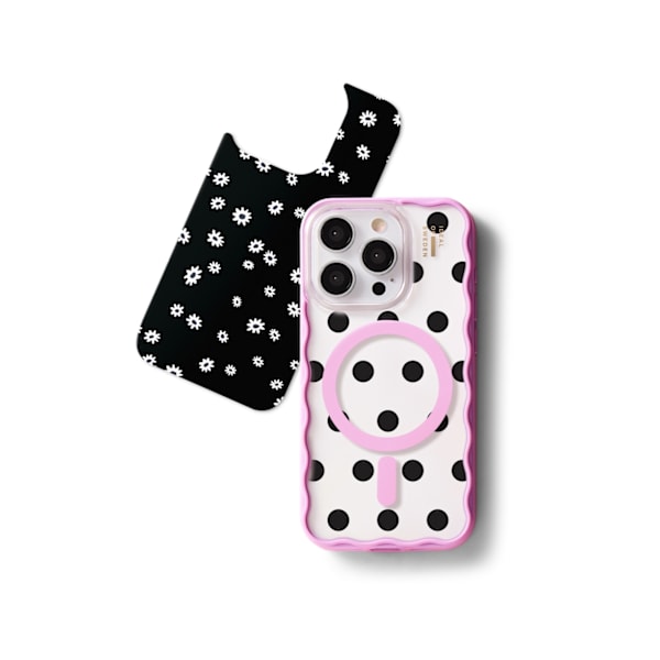 Print Pack iPhone 16 / 17 Ecru Noir Svart