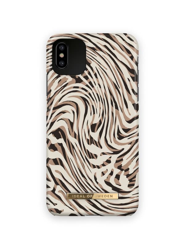 Printed Case iPhone 11PROMAX/XS MAX Hypnotic Zebra Beige