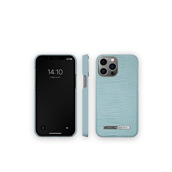 Atelier Case iPhone 12 Pro Max / 13 Pro Max Soft Blue Croco Blue