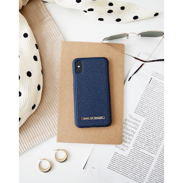 Saffiano Case iPhone 11 Pro / XS / X Navy