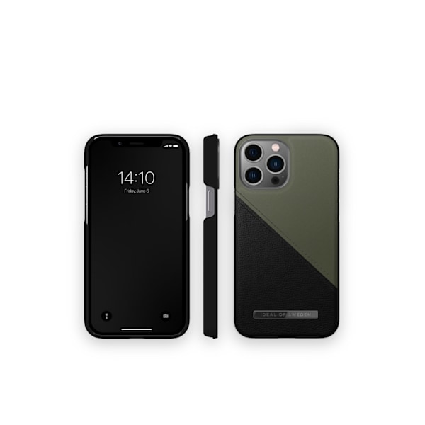 Atelier Case iPhone 12 Pro Max / 13 Pro Max Onyx Black Khaki Green