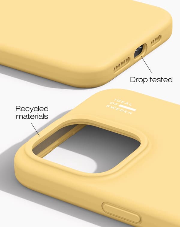 Silicone Case iPhone 14 Pro Max Soft Lemon Yellow