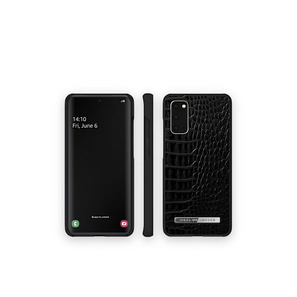 Atelier Case Galaxy S20 Neo Noir Croco Silver