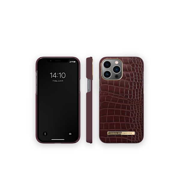 Atelier Case iPhone 12 Pro Max / 13 Pro Max Scarlet Croco Red