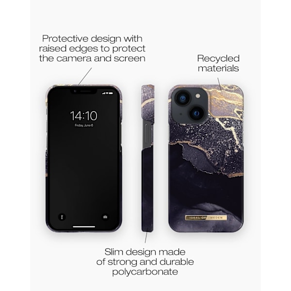 Printed Case iPhone 13 Mini Golden Twilight Gold