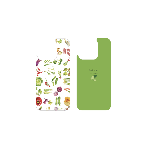 Print Pack iPhone 12 / 12 Pro / 13 / 14 / 15 / 16e Veggie Green Green