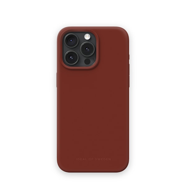 Silicone Case iPhone 15 Pro Max Dark Amber Brown