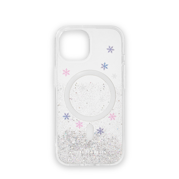 Clear Case MagSafe iPhone 13 / 14 / 15 / 16e Snowflake Silver