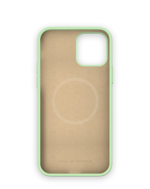 Silicone Case MagSafe iPhone 12 / 12 Pro Mint Green