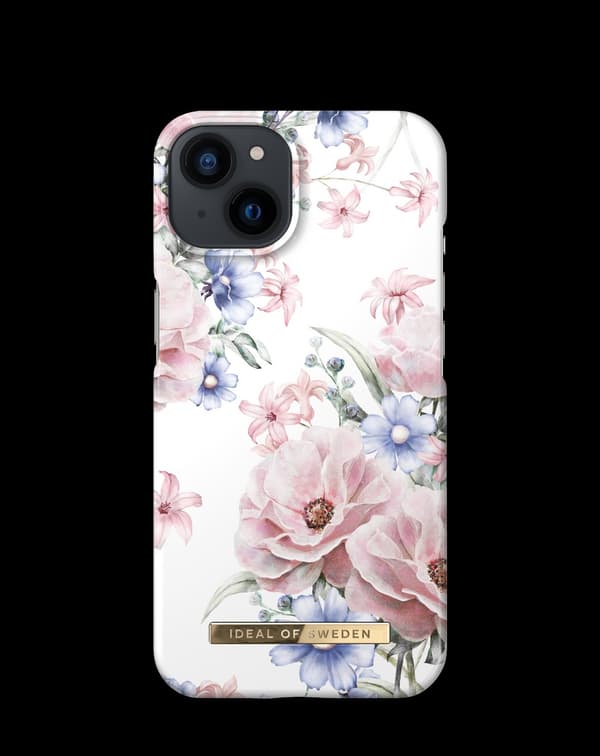 Printed Case iPhone 13 Floral Romance White