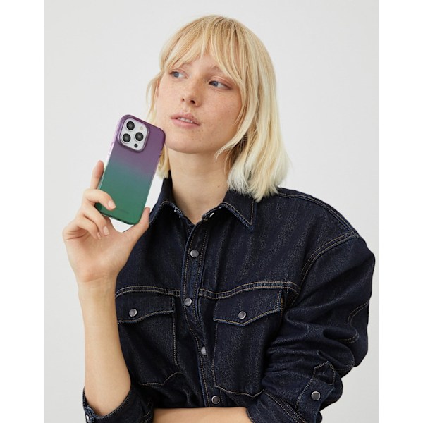 Clear Case iPhone 15 Pro Fluorite Ombre Multicolor
