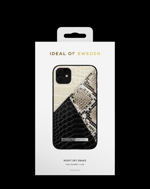 Atelier Case iPhone 11 / XR Night Sky Snake Beige