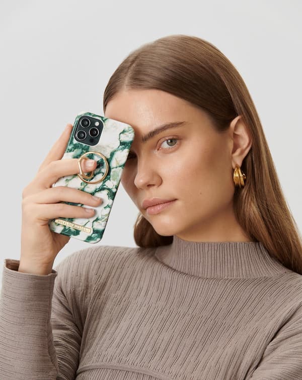 Printed Case iPhone 12 PROMAX Calacatta Emerald Mb Green