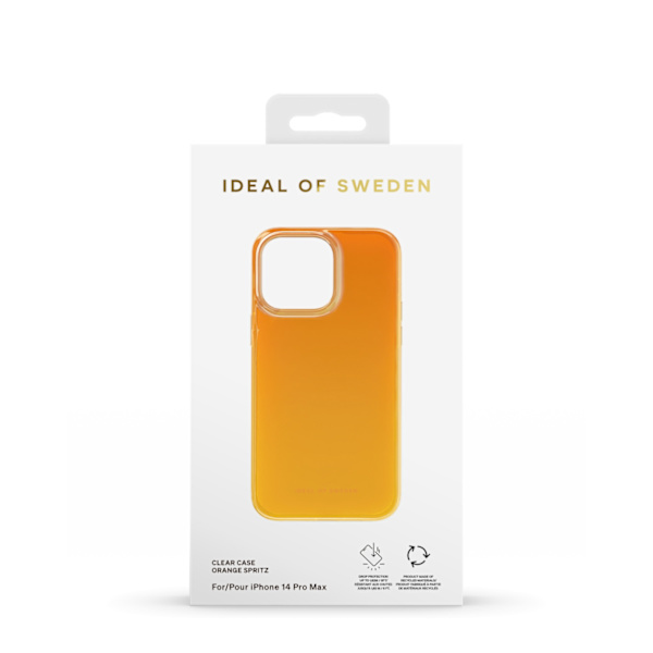 Clear Case iPhone 14 Pro Max Orange Spritz Orange