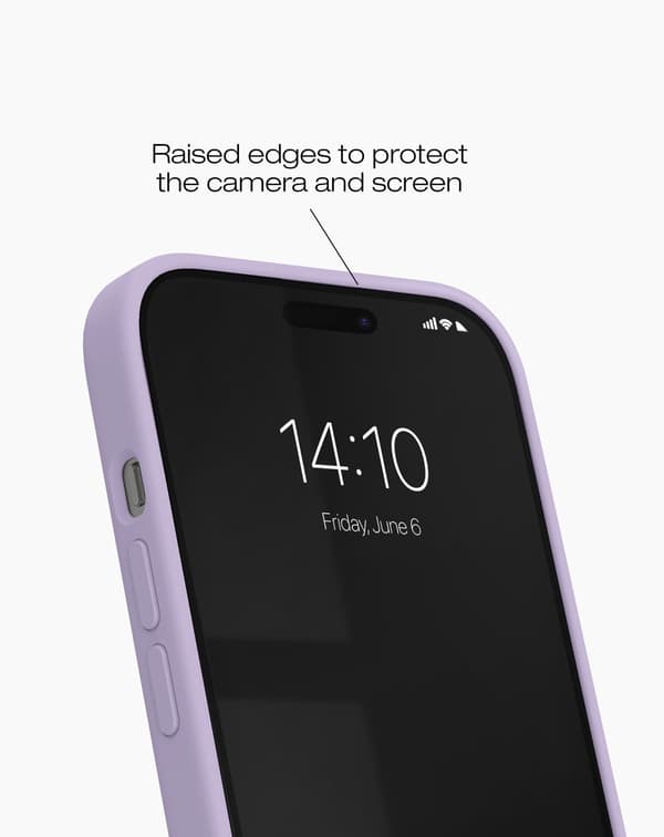Silicone Case iPhone 13 / 14 / 15 / 16e / 17e Lavender Milk