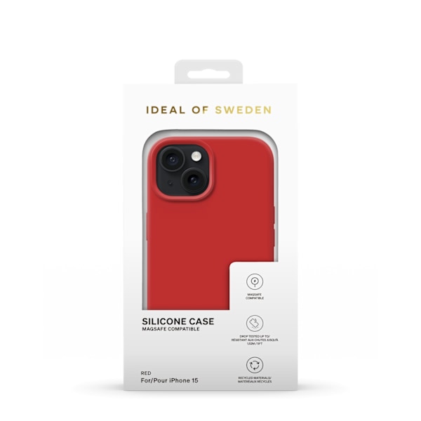 Silicone Case MagSafe iPhone 13 / 14 / 15 / Red Red