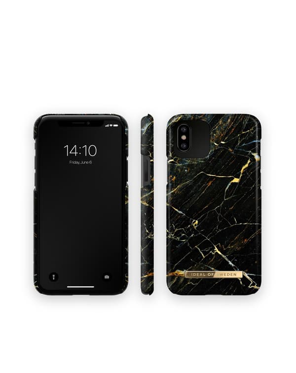 Printed Case iPhone 11 Pro / XS / X Port Laurent Marble Black