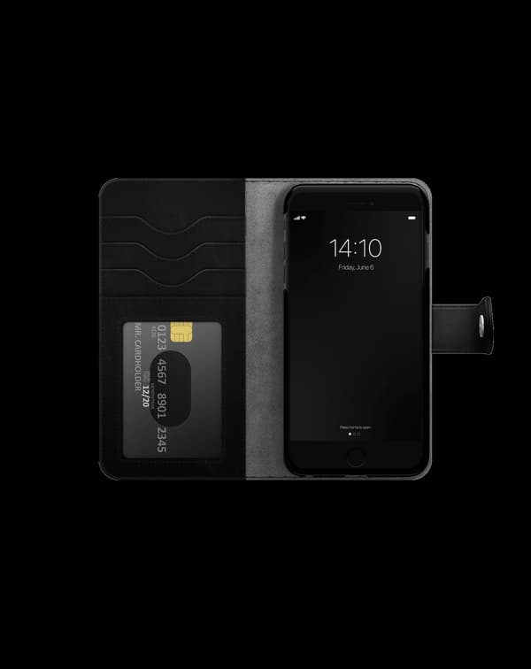 Magnet Wallet+ iPhone 8 / 7 / 6 / 6S / SE Black