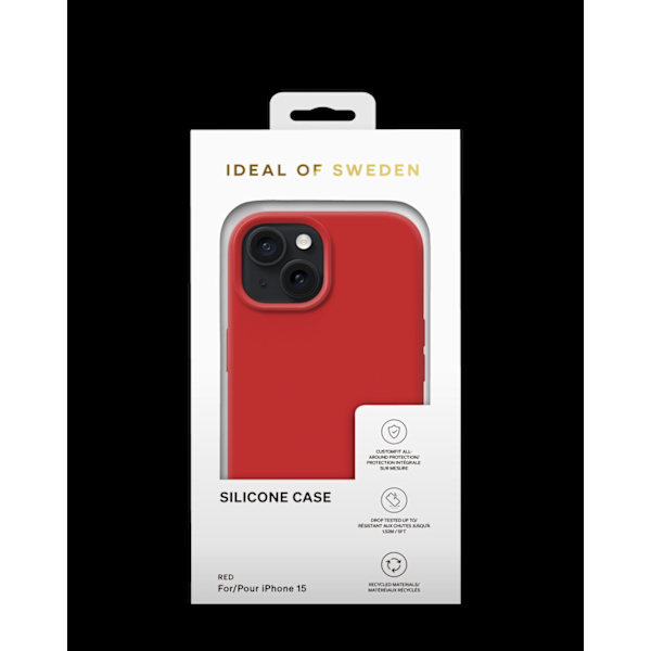 Silicone Case iPhone 13 / 14 / 15 / Red Red