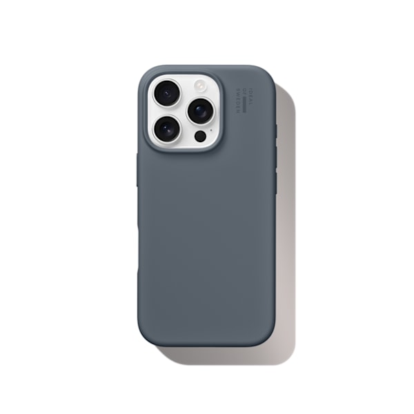Silicone Case MagSafe iPhone 16 Pro Max Midnight Blue Blå