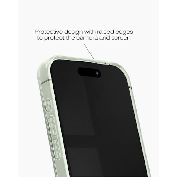 Clear Case MagSafe iPhone 15 Pro Max Sage Green