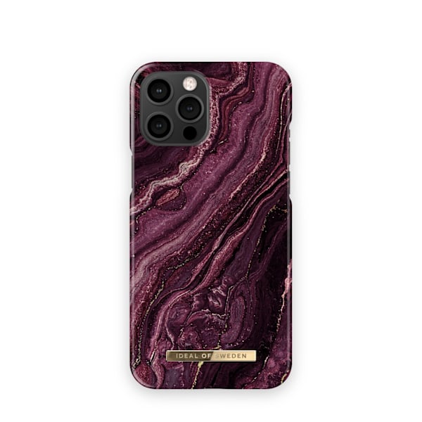 Printed Case iPhone 12 Pro Max Golden Plum Purple