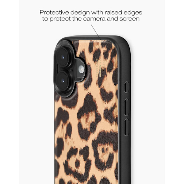 Vegan Leather Case MagSafe iPhone 17 Timeless Leo multifärg