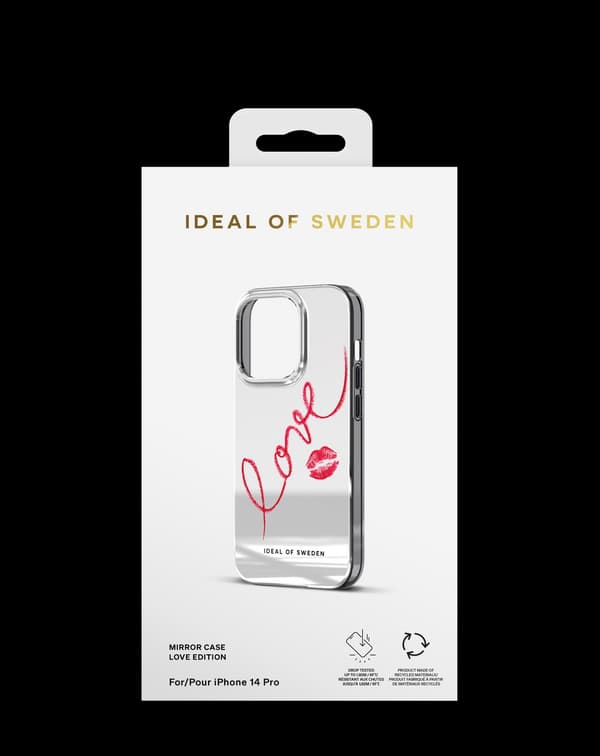 Mirror Case iPhone 14 Pro Mirror Love Edition Red