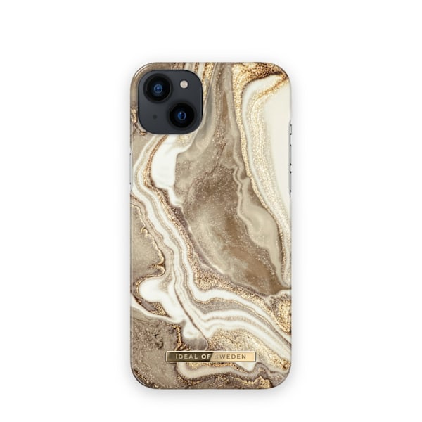 Printed Case iPhone 14 Plus Golden Sand Marble Beige
