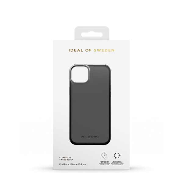 Clear Case iPhone 15 Plus Tinted Black Svart