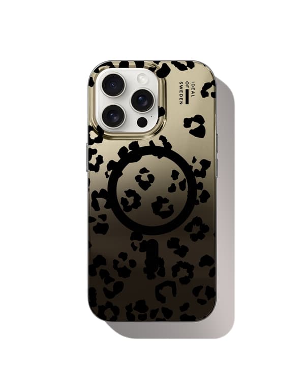 Mirror Case MagSafe iPhone 15 Pro Max Leo Ombre Gold