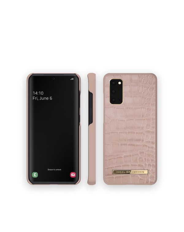 Atelier Case Galaxy S20 Rose Croco Pink