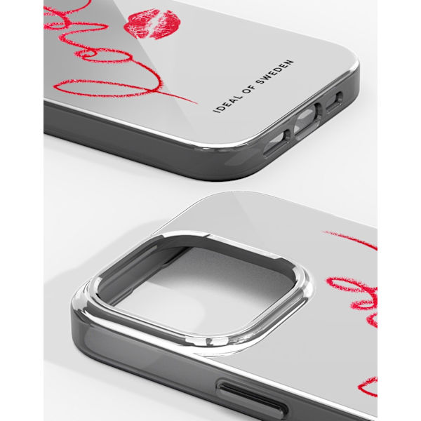 Mirror Case iPhone 15 Pro Max Mirror Love Edition Röd