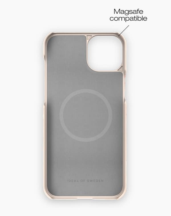 Printed Case MagSafe iPhone 15 Plus Rose Pearl Marble Rosa