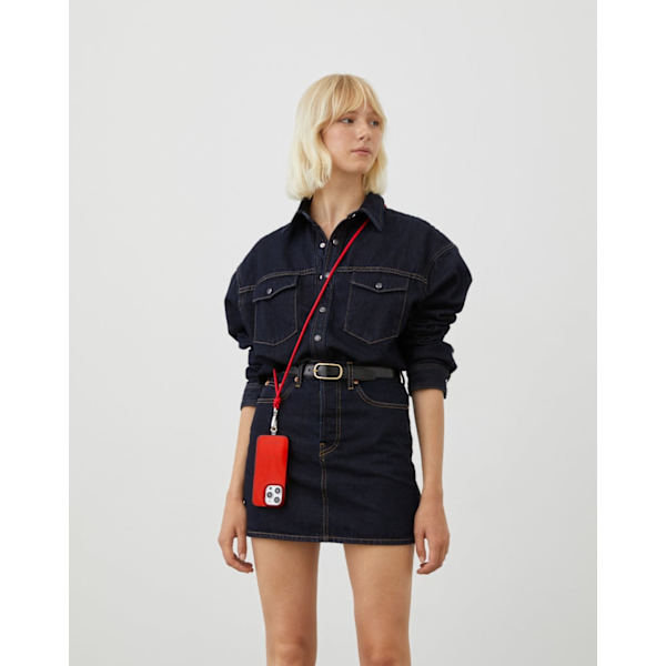 Cord Phone Strap Radiant Red