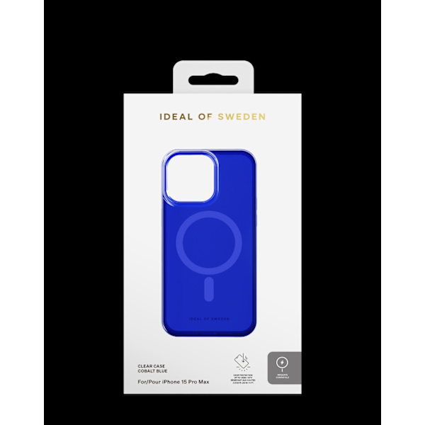 Clear Case MagSafe iPhone 15 Pro Max Cobalt Blue Blue