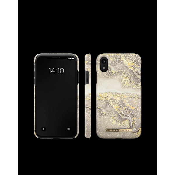 Printed Case iPhone XR Sparkle Greige Marble Grey