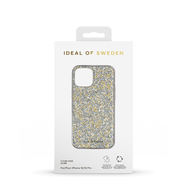 Clear Case iPhone 12 / 12 Pro Glam Transparent