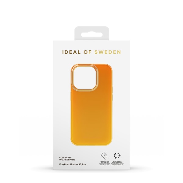 Clear Case iPhone 15PR Orange Spritz