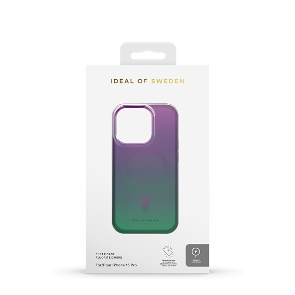 Clear Case MagSafe iPhone 15 Pro Fluorite Ombre Multicolor