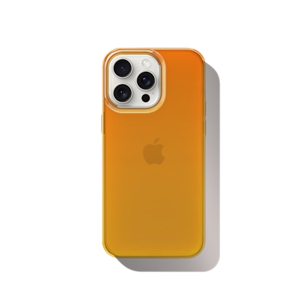 Clear Case iPhone 15 Pro Max Orange Spritz Orange