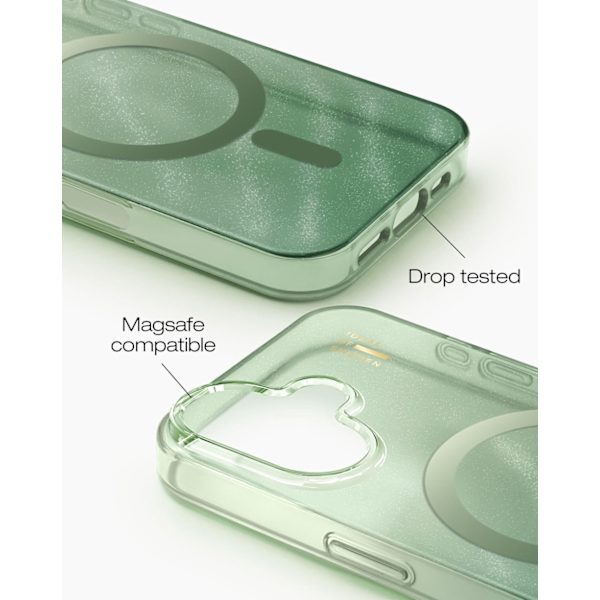 Clear Case MagSafe iPhone 17 Sage Green