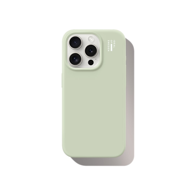 Silicone Case iPhone 15 Pro Sage Green