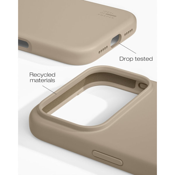 Silicone Case iPhone 17 Pro Max Perfect Beige Rosa