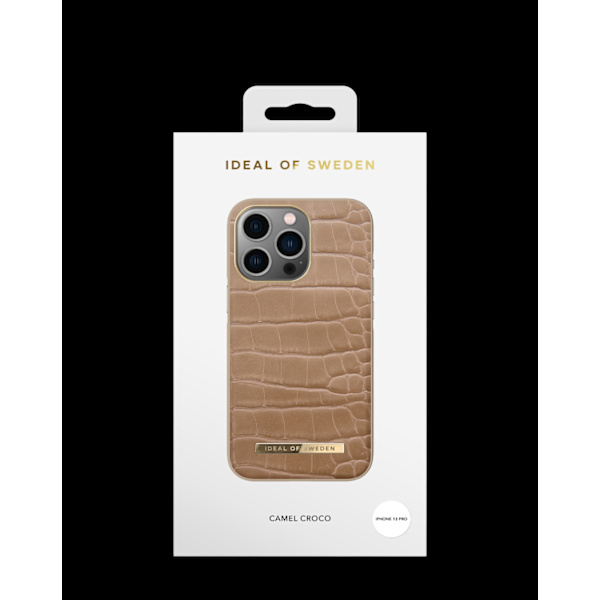 Atelier Case iPhone 13 Pro Camel Croco Brown