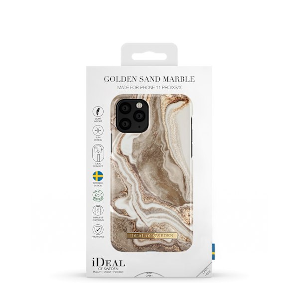Printed Case iPhone 11 Pro / XS / X Golden Sand Marble