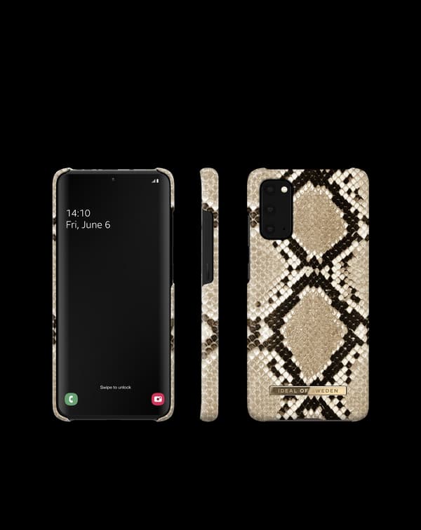 Printed Case Galaxy S20 Sahara Snake Beige