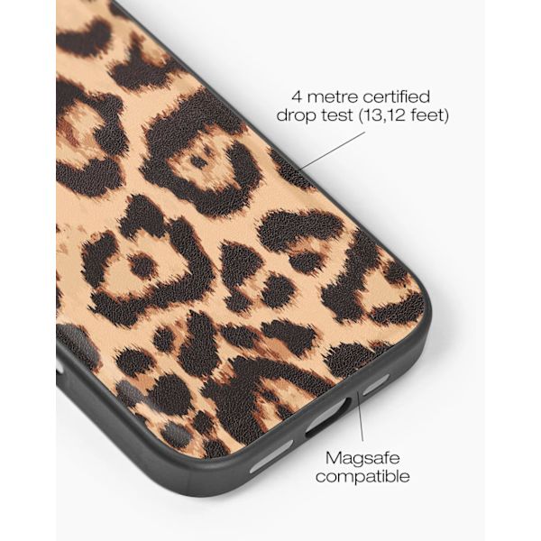 Vegan Leather Case MagSafe iPhone 17 Timeless Leo multifärg